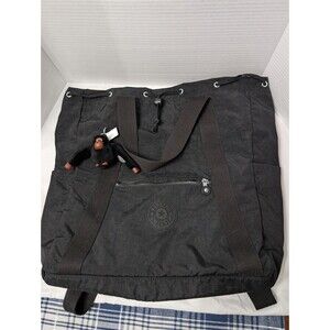 Kipling Black Art Medium Tote Backpack KI3526  Queenie New